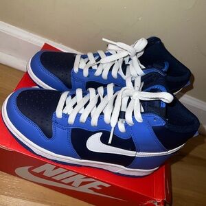 Nike Kids Navy and White Sneakers